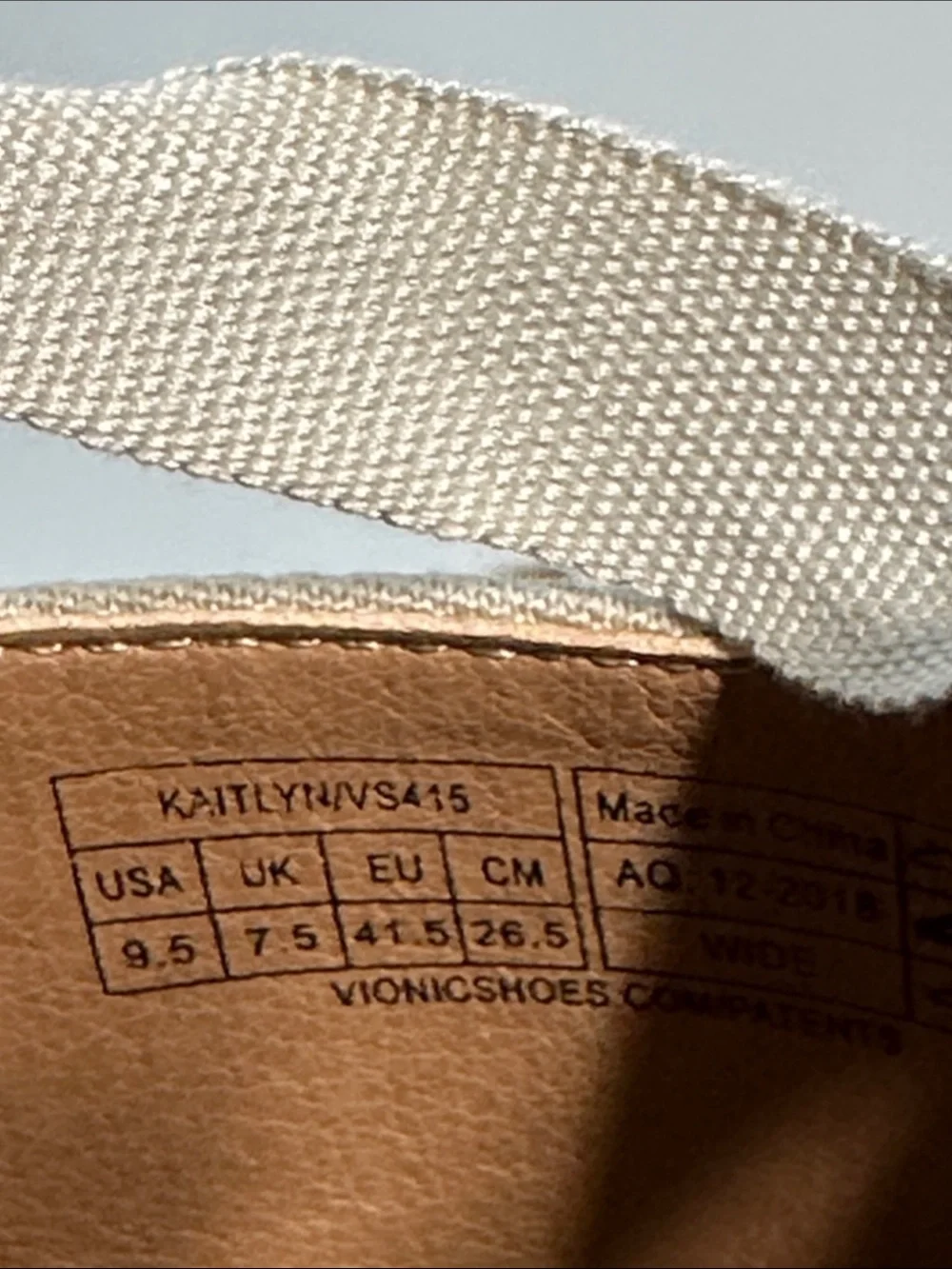 Vionic Kaitlyn Tie Front Espadrille Wedges Oat Size 9.5
